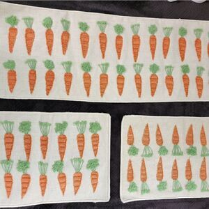 Beaded Spring Summer Table Runner and Placemat Set, New